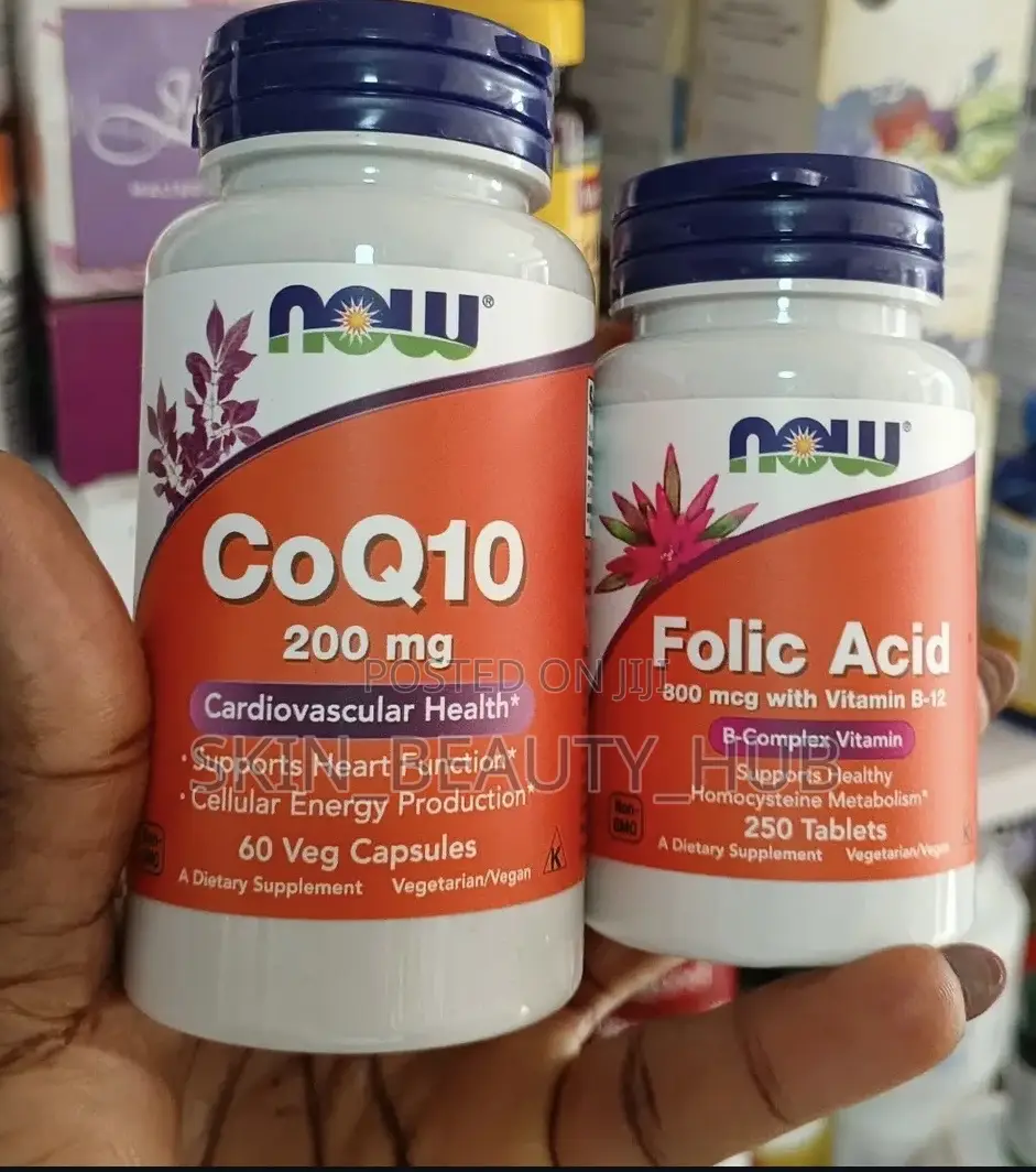 Coq10 and Folic Acid With B12 Capsules