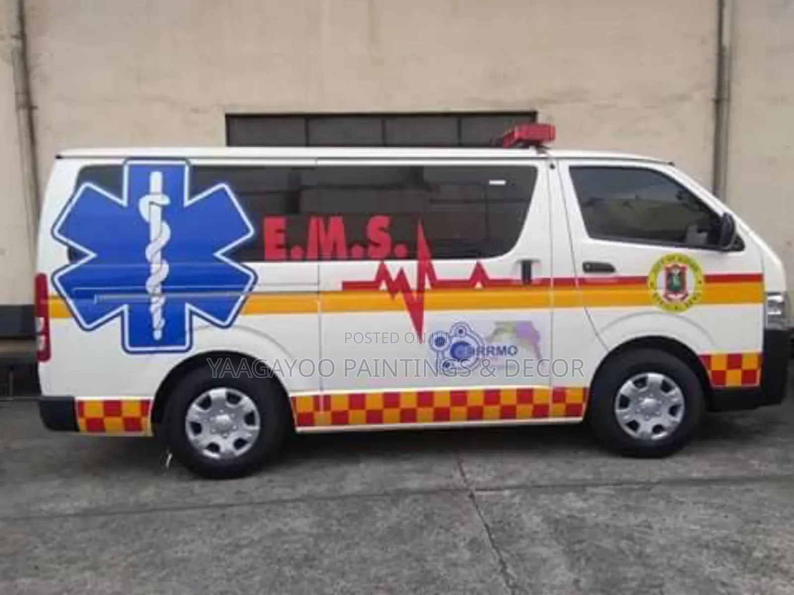 Professional Ambulance Car Sticker Branding and Designs