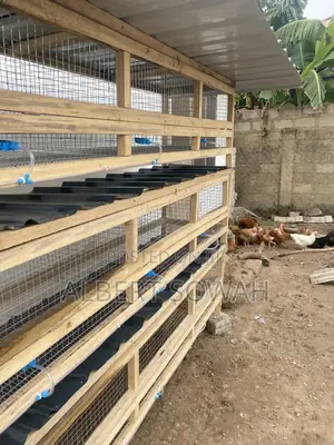 9 Rooms Wooden Rabbit Cage