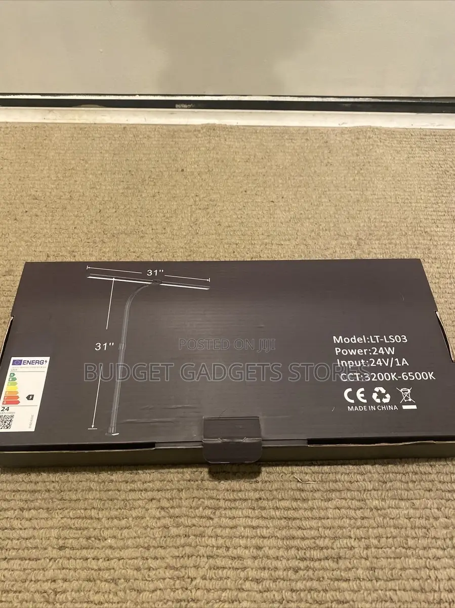 Led Desk Lamp 31” 20w, 1500lm Bright Light Bar