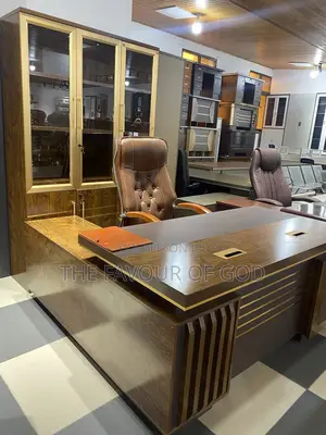 A Well Made Set of Office Furniture(Three Solid Items)