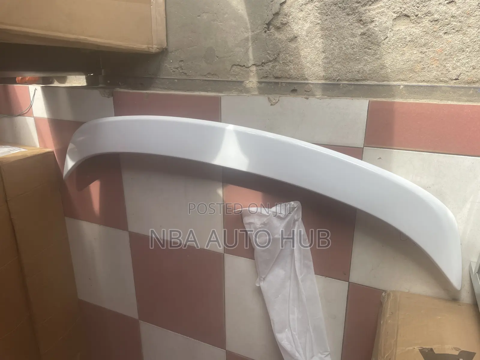 Toyota Yaris Boot Spoiler With Brake Light