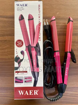 The New 2in1 Waer Professional Straightener and Curly Machine