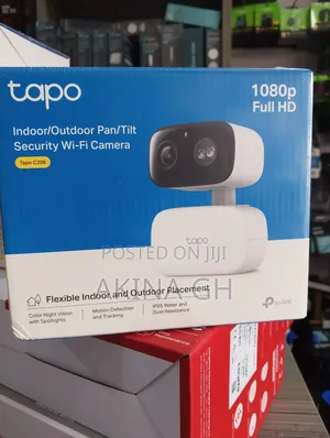Tapo Indoor/Outdoor Pan Tilt Security Camera (Tapo C206)