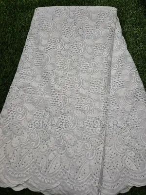 Elegant Voile Lace With Stones