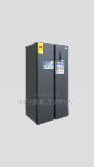 Nasco 400l 3-star Side By Side Refrigerator W/ Digital Panel L