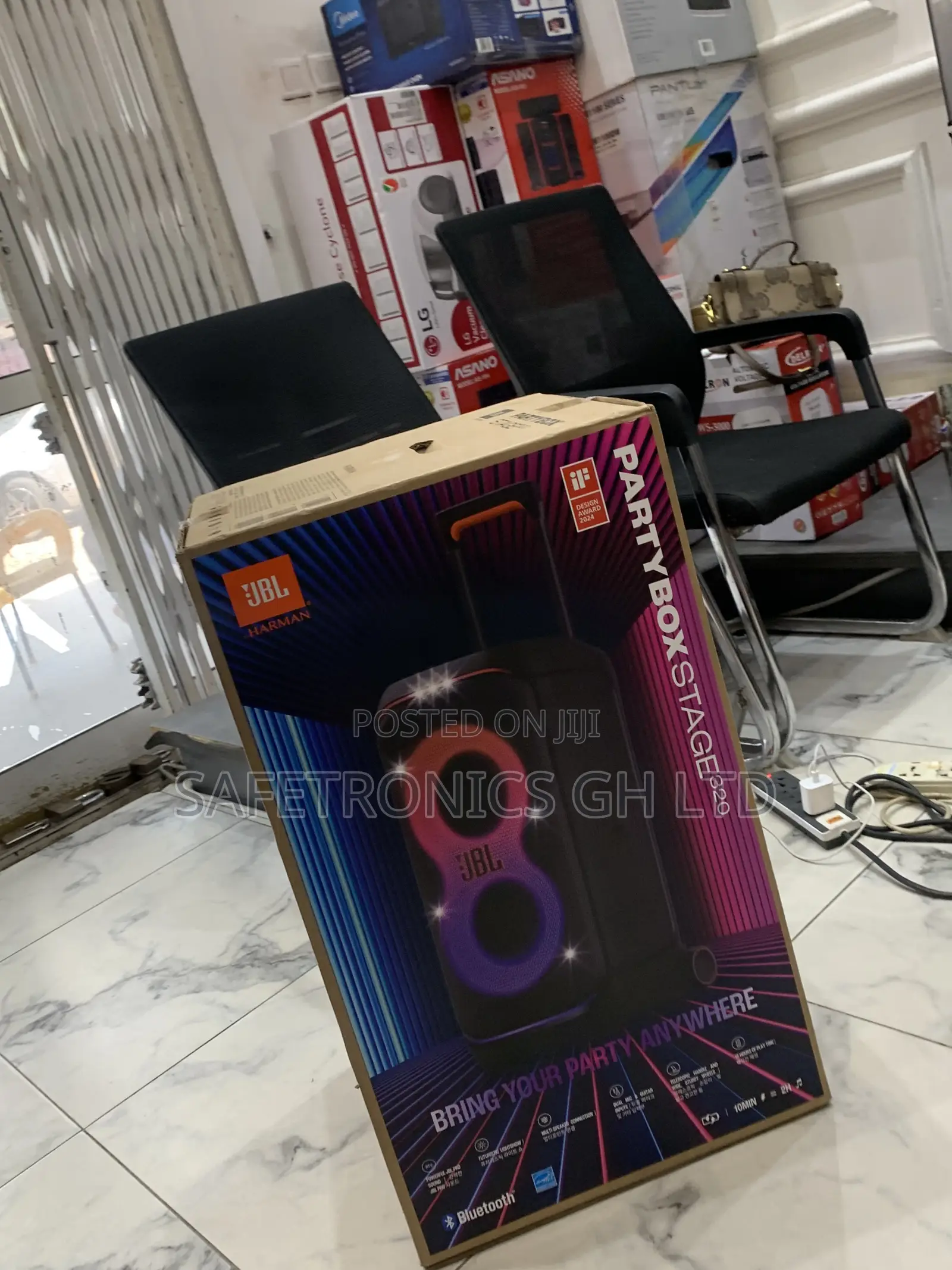 Shop Fast 240 Watts JBL Partybox Stage 320 Bluetooth Electric Speaker