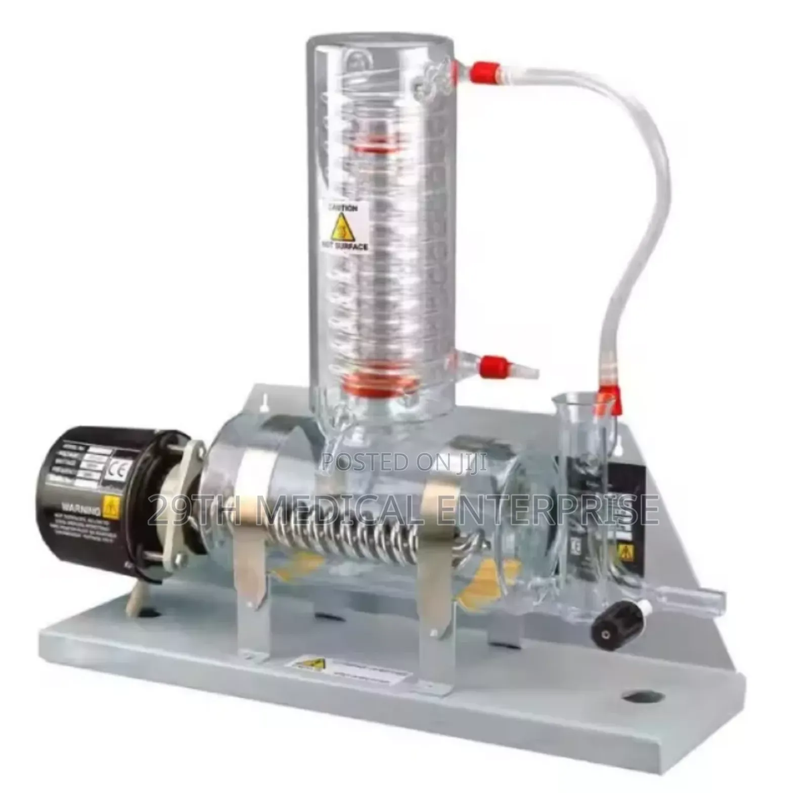 Single Glass Water Distiller ( Condenser Coil With External Motor)