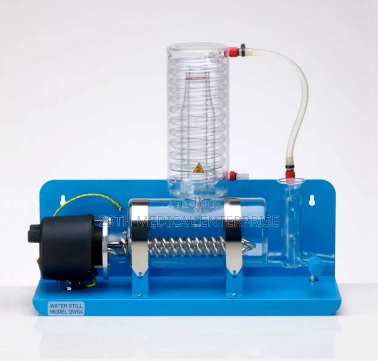 Single Glass Water Distiller ( Condenser Coil With External Motor)