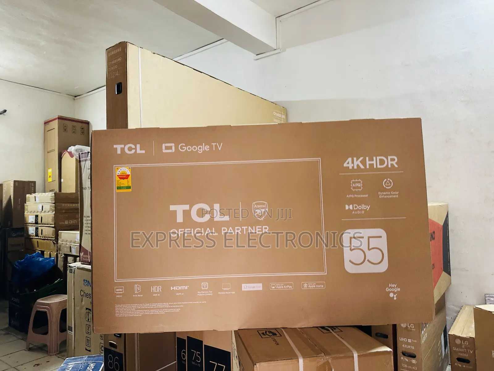 Rich Sound Display Uhd Smart Glossy 55”P6k TCL