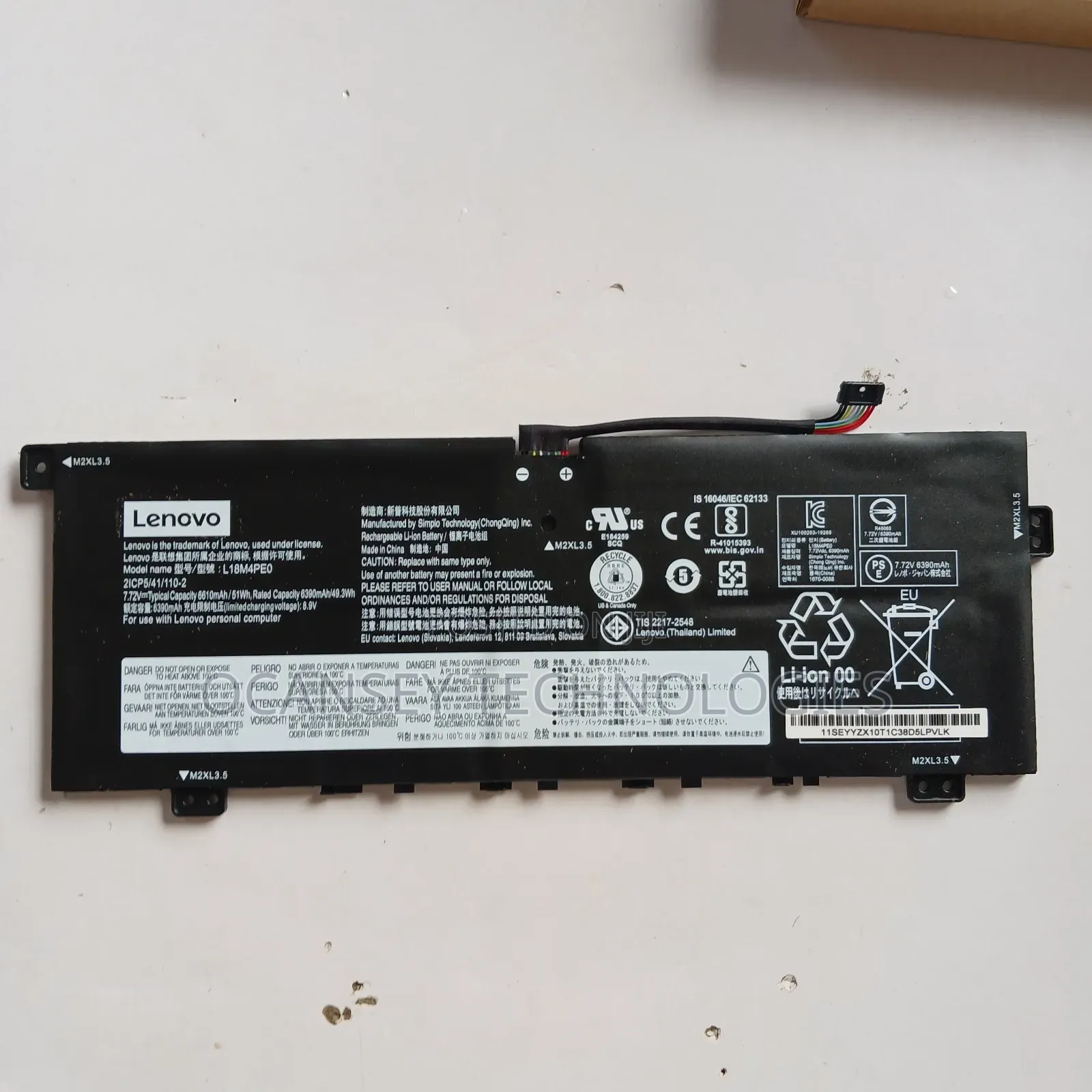 Original Lenovo L18m4pe0 Battery For Lenovo Yoga C740-14iml