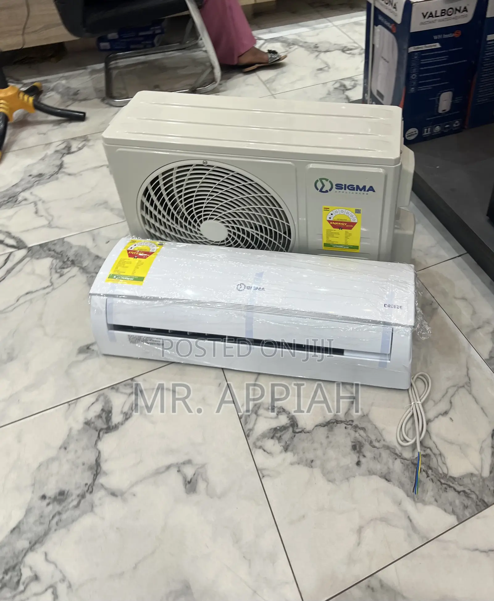 Super Durable Sigma 1.5hp Air Conditioner(White) 