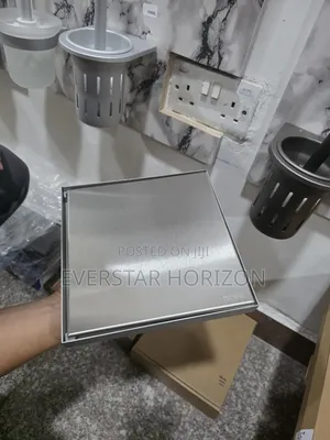 Stainless Steel Invisible Square Tile Insert 20×20 Floor Drain
