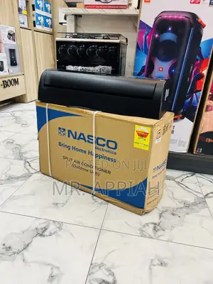 Efficient Nasco 1.5hp Split R410 Ac(White)Black 