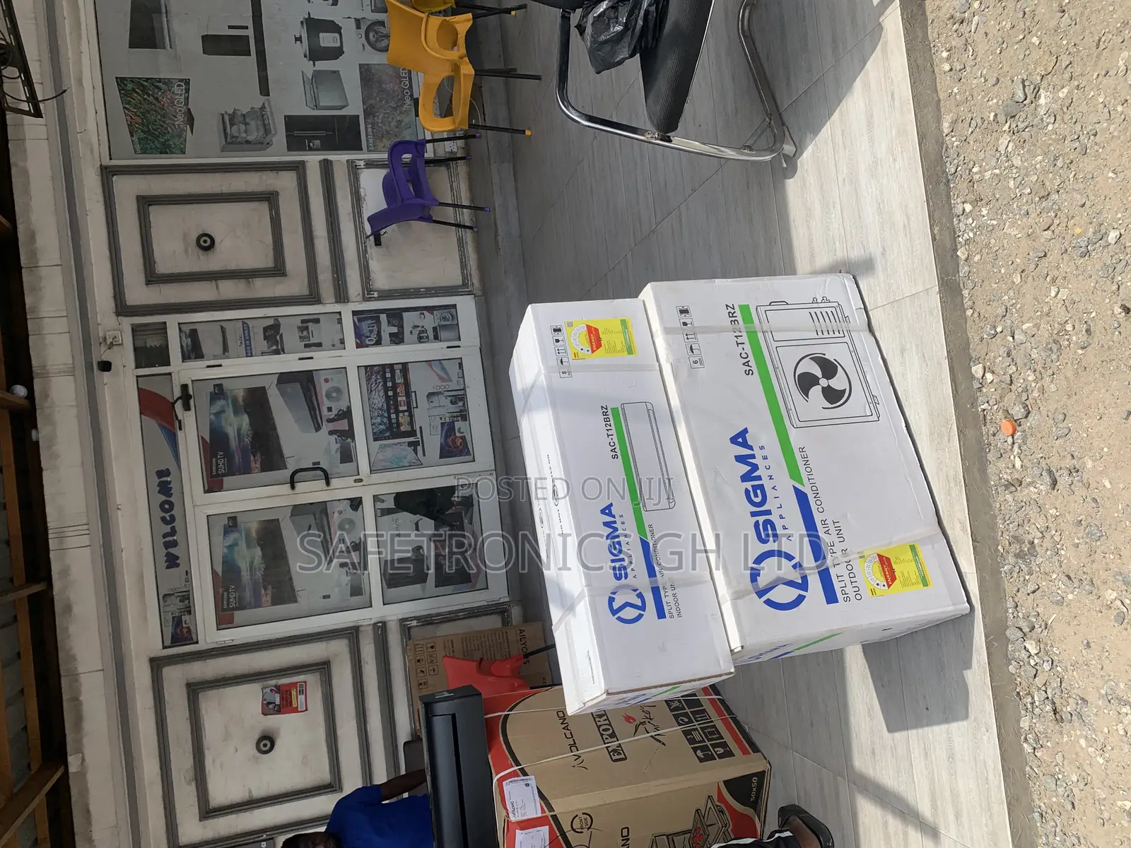 Secure Good Split Type White Sigma 1.5 Horsepower Electric Ac