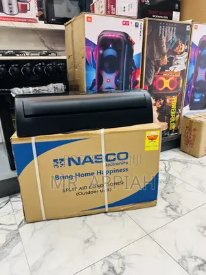 Nasco 1.5hp R410 Gas Air Conditioner(R410 Gas)Black 