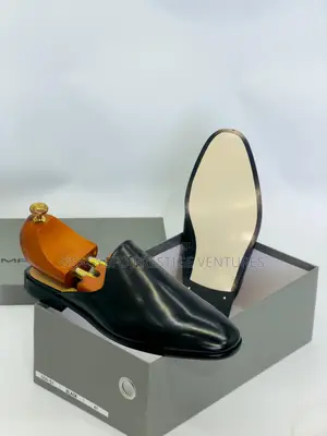 Premium Quality Morizio Half Shoe Black