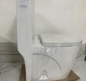 Ceramic Water Closet- Slim Tank. S-Trap and P-Trap Available