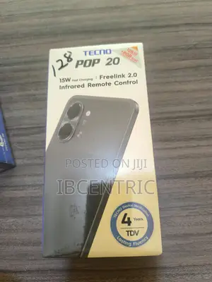 New Tecno Pop 20 128 GB Black