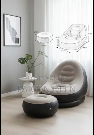 Lounge Comfort Made Simple With Our Inflatable Air Sofa + Free Pump