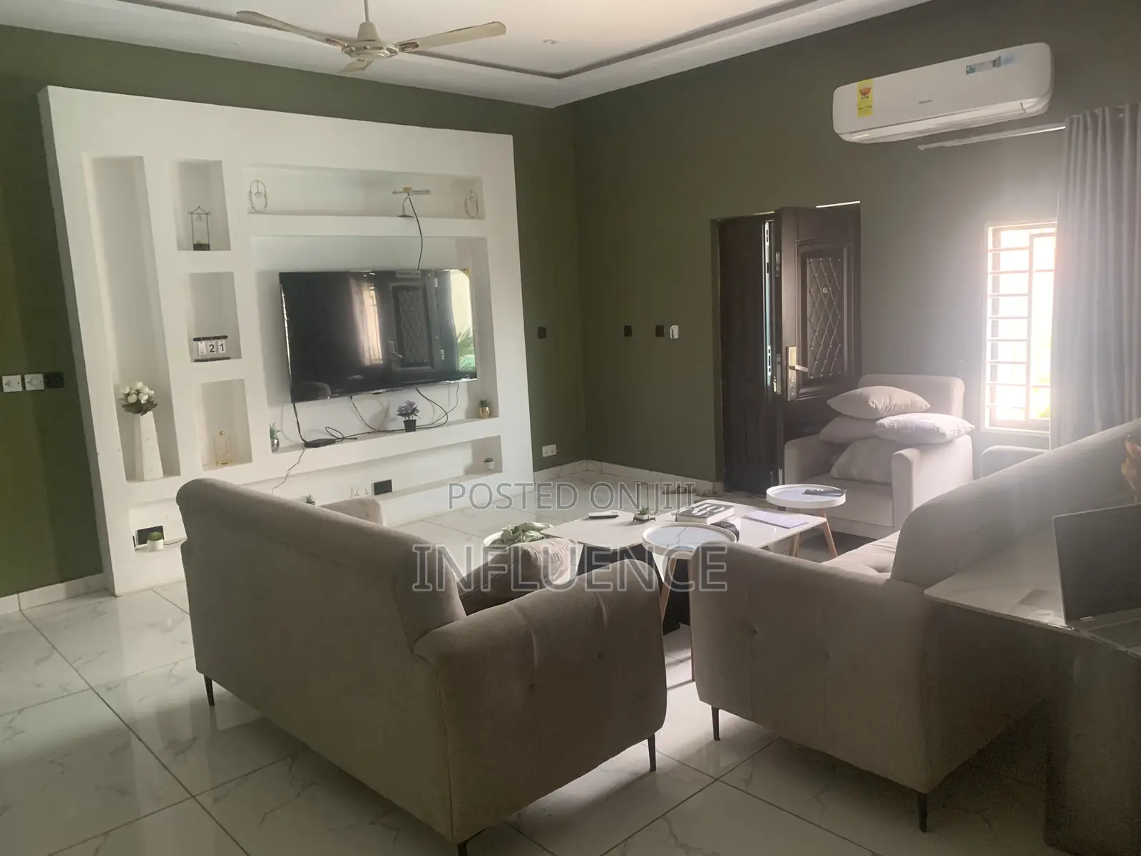 Furnished 3bdrm House in Lakeside, East Legon for rent