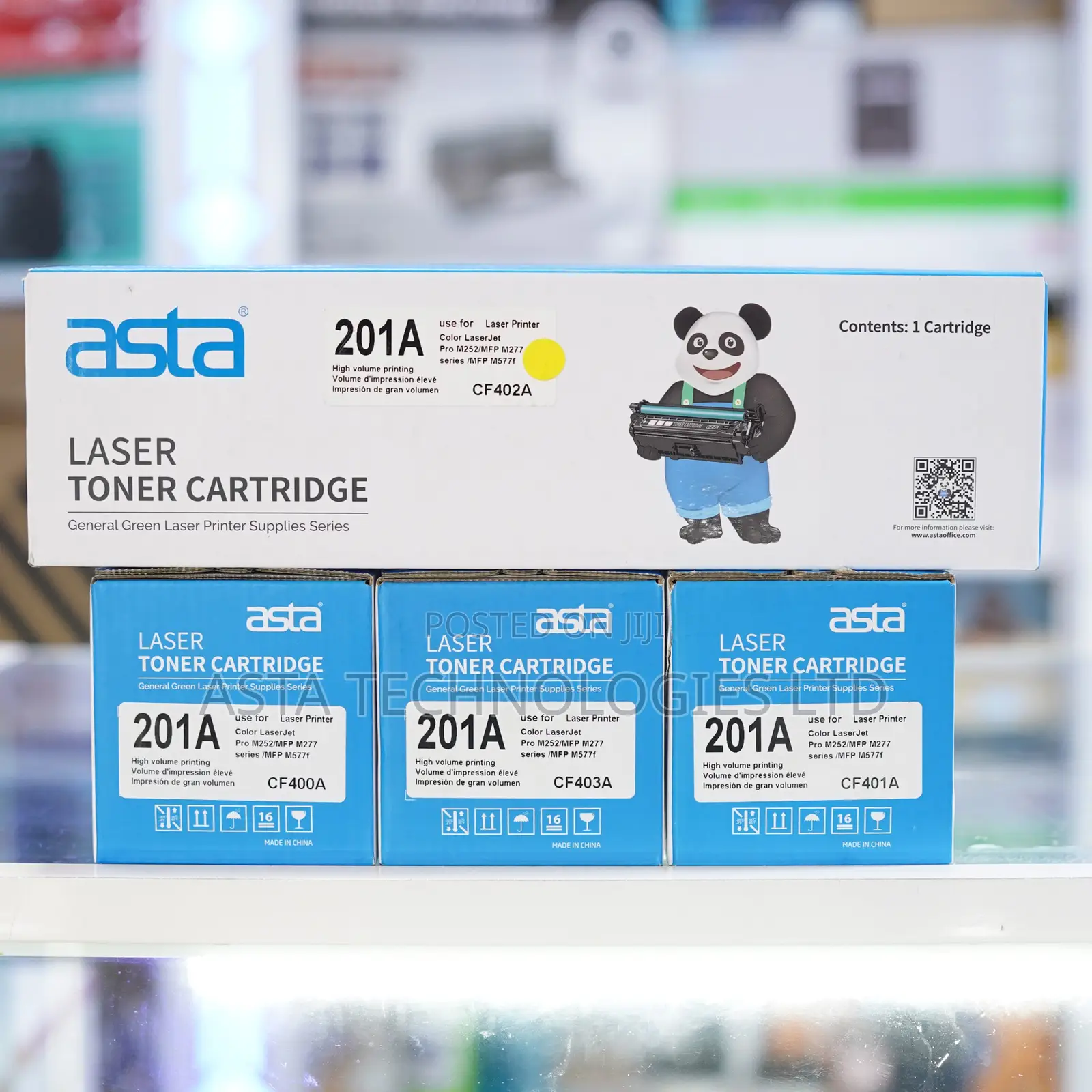 Asta Universal Laser Toner Cartridge 201a (Cf400a) / Crg-