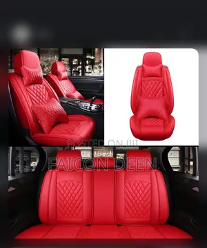 Original 100% Leather 5 Seater Universal Car Seat Covers(In Diff Color