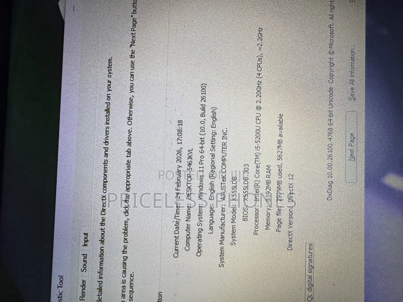 Laptop Asus X555LA 8GB Intel Core i5 HDD 750GB