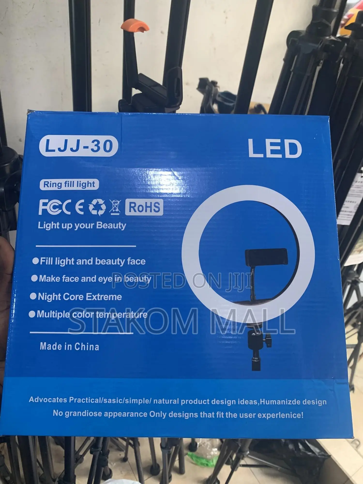 RGB 12 Inches Ring Light With Stand