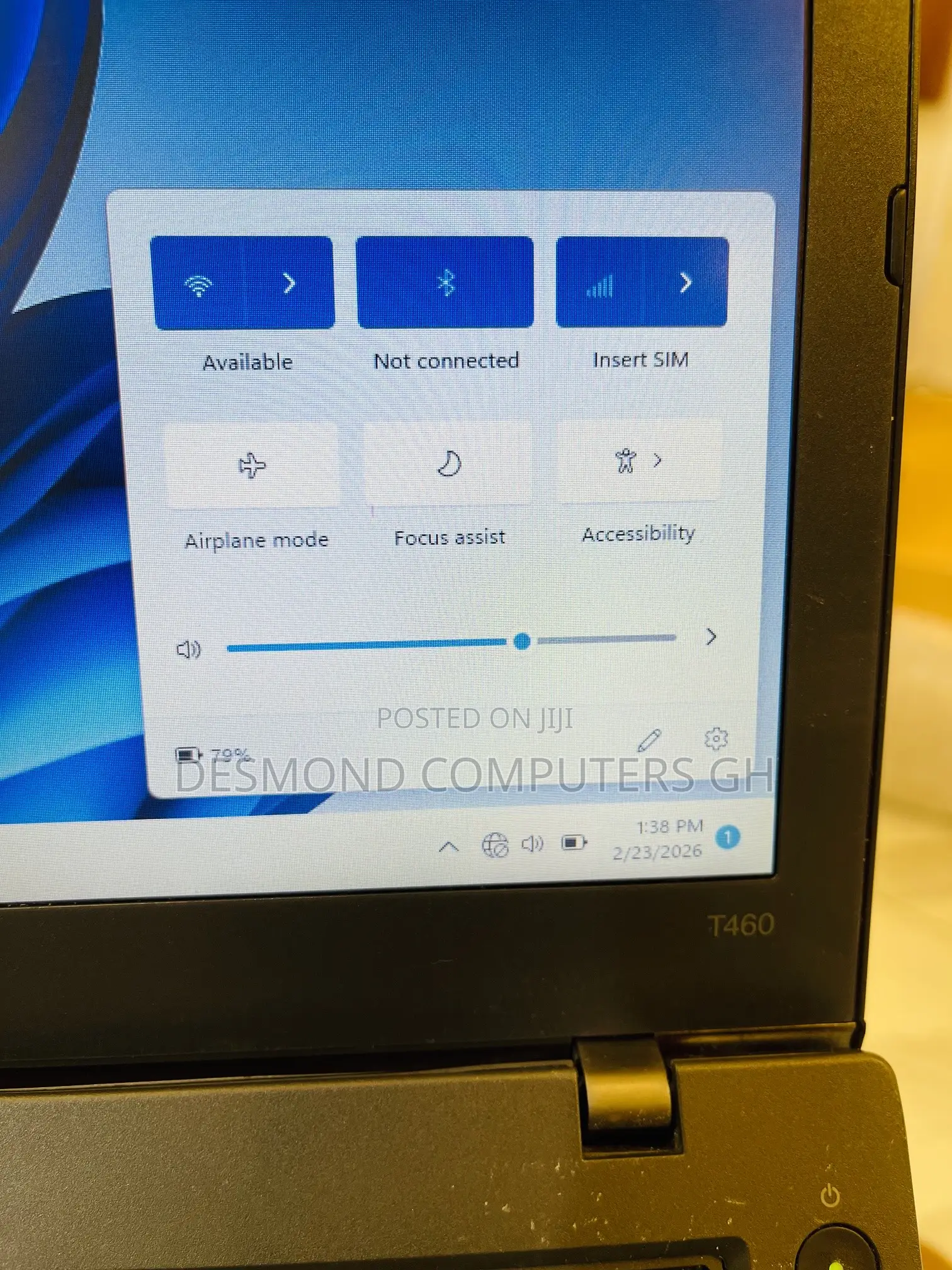 Laptop Lenovo ThinkPad T460 8GB Intel Core i5 SSD 256GB