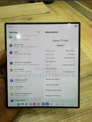 Samsung Galaxy Z Fold6 256 GB Blue