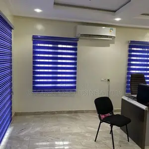 Deep Blue Window Blinds