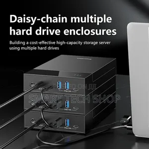 Black 2.5/3.5 Inch Hdd Enclosure Case Usb Type-c 2.5 3.5 Inch Tool-fre