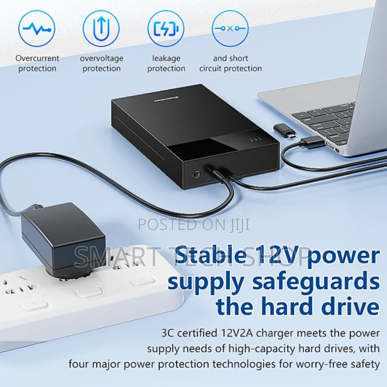 Portable Plastic Sata Hard Drive Disk Enclosure Usb3.0 Usb 3.0 Usb C