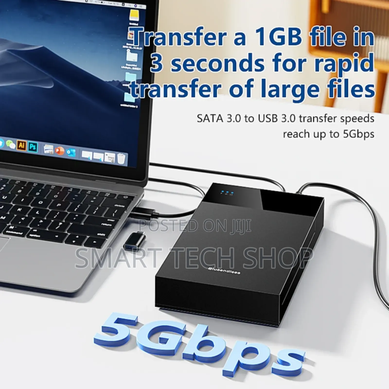 Portable Plastic Sata Hard Drive Disk Enclosure Usb3.0 Usb 3.0 Usb C