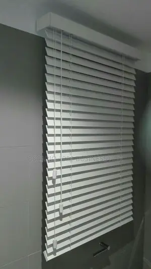 White Wooden Window Blinds Curtains and More