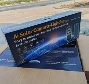 V380 PRO 4g Ai Solar Camera Street Ultra Lighting 3-in-1 Full Color