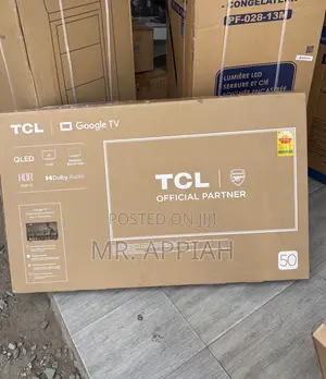 Unique TCL 50 Inch Uhd Smart Screen Television(Black)2025.