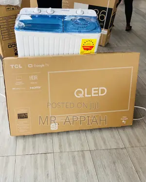 Extremely Quality TCL 43” Qled Smart Satellite Android Tv(Black)