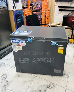 Unique Nasco Single Door Electric Chest Freezer(Dark Gray)200liters