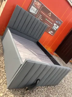 Quality Leather Double Bed