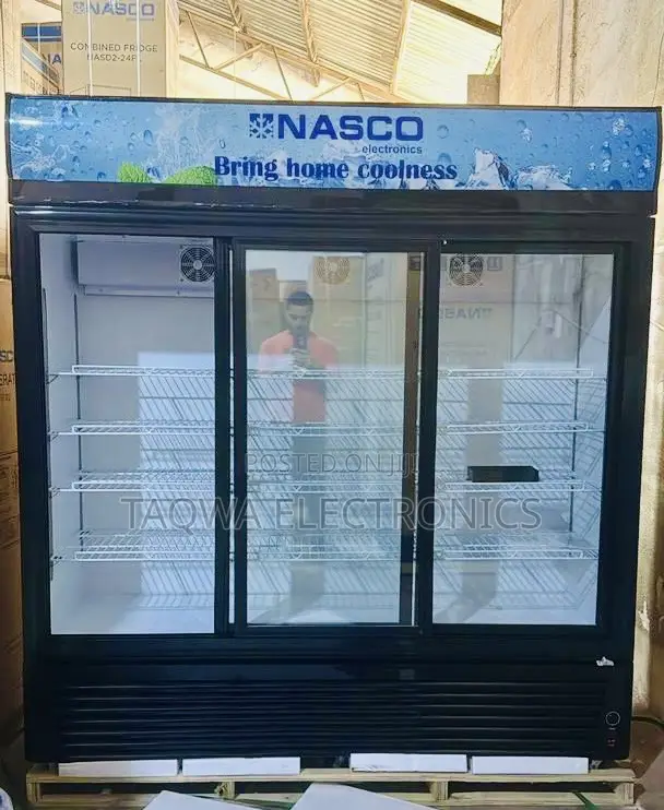 Very Large Nasco 1200l Display Fridge