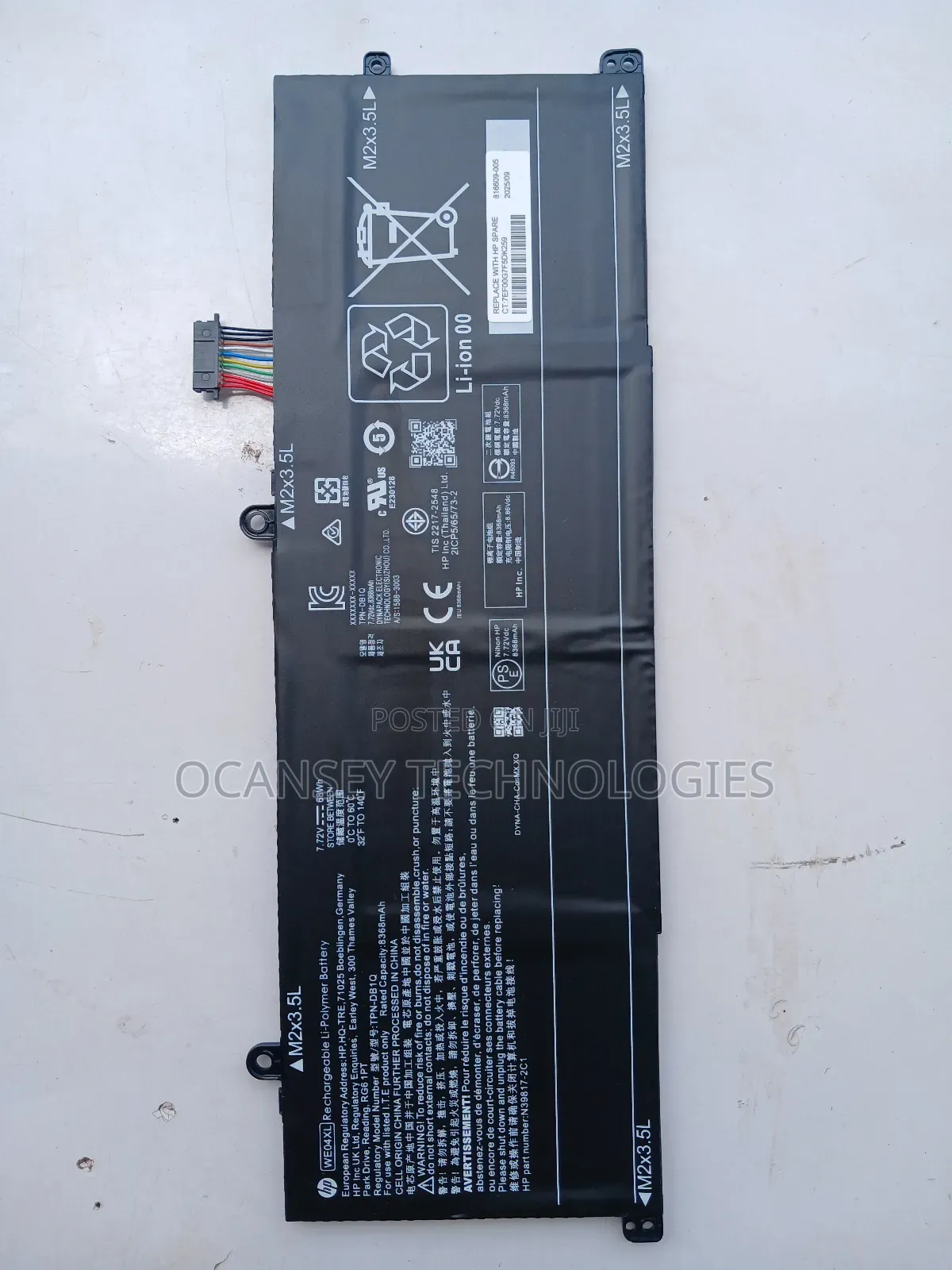 Hp We04xl Battery for Envy X360 16-Ac 16-Ad 2-in-1 Spectre X360 14-Eu