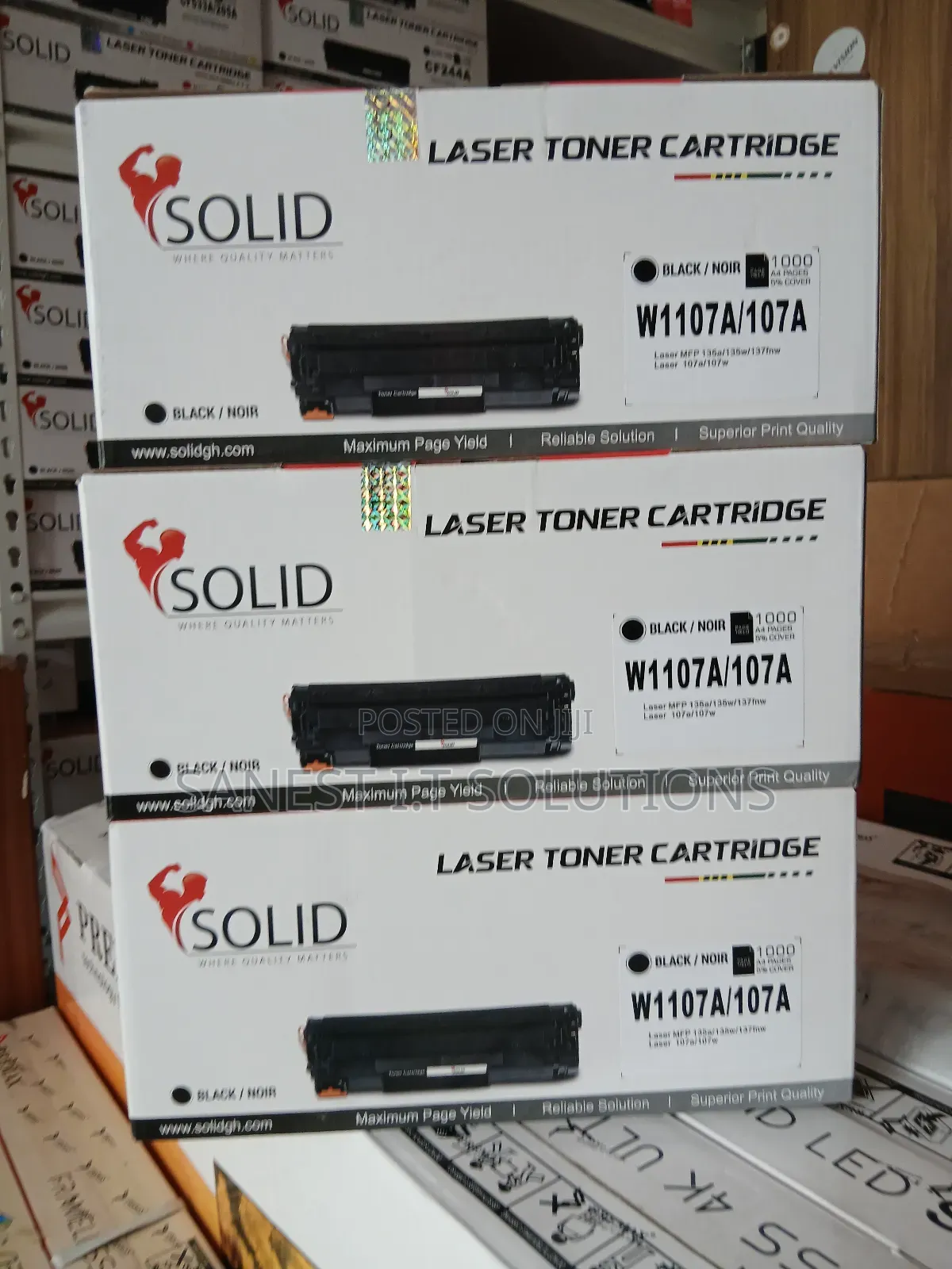 Laser Toner Cartridge 107a Black