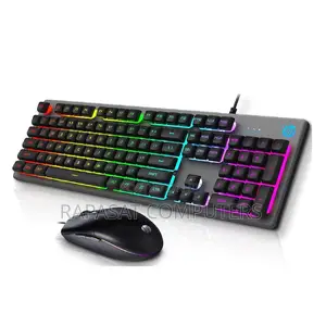 Hp Wired Gaming Keyboard & Mouse Combo With Light K550