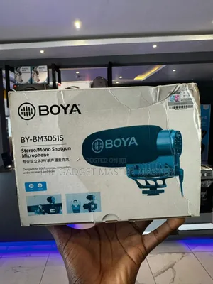 Boya by-Bm3041s Mono Stereo Switchable Shotgun Microphone