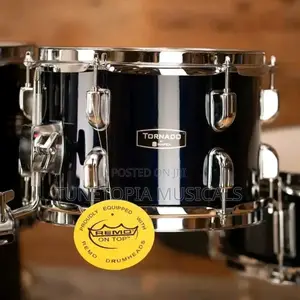 Mapex Tornado 5-piece Complete Drum Set In Black Finish.