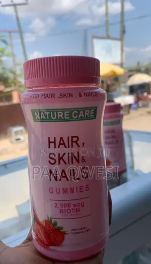 Title: Nature Care Hair Skin Nails Gummies 2,500mcg Biotin – 80pcs
