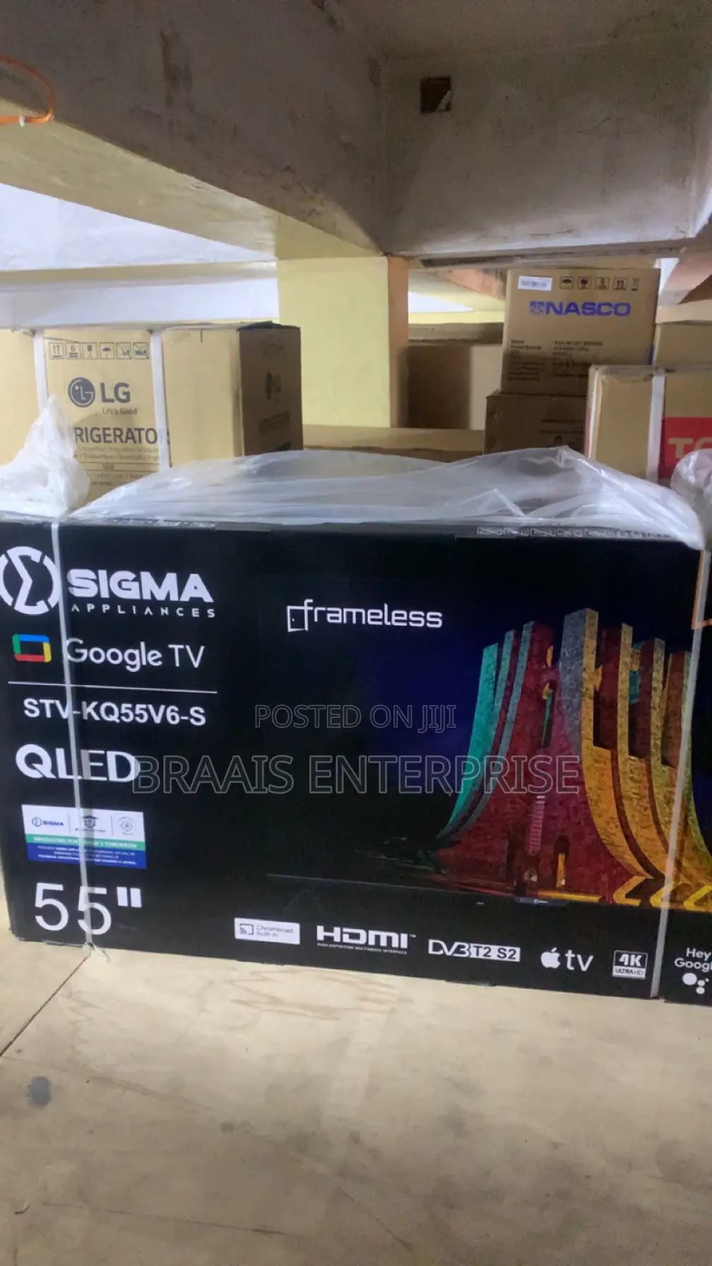 Sigma 55′′ Qled Smart Tv