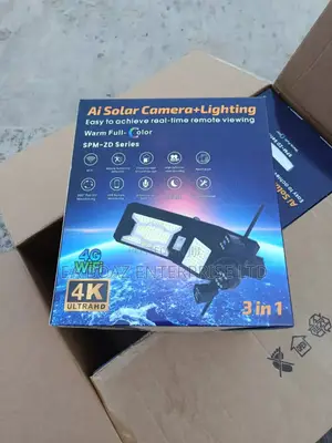 Ai Solar Camera Street Ultra Lighting 3-in-1 Warm Full Color